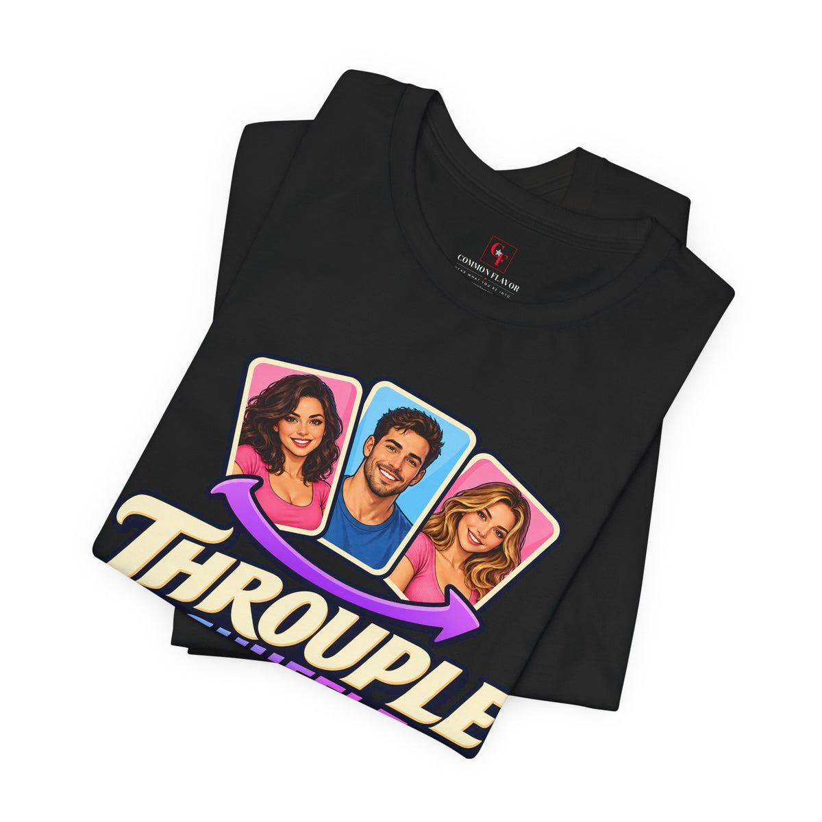 Throuple Shuffle Variation Tee