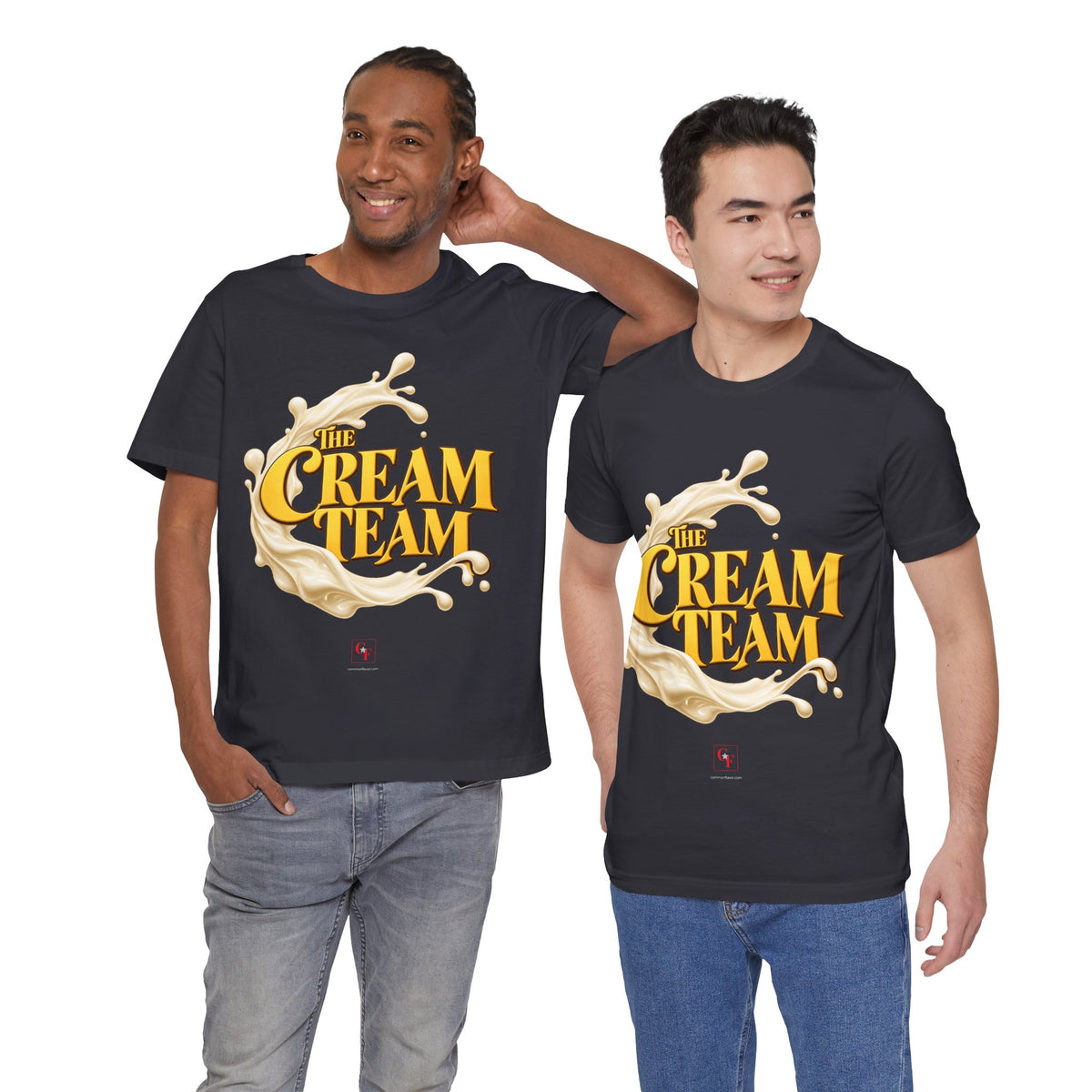 Cream Team Splash Tee