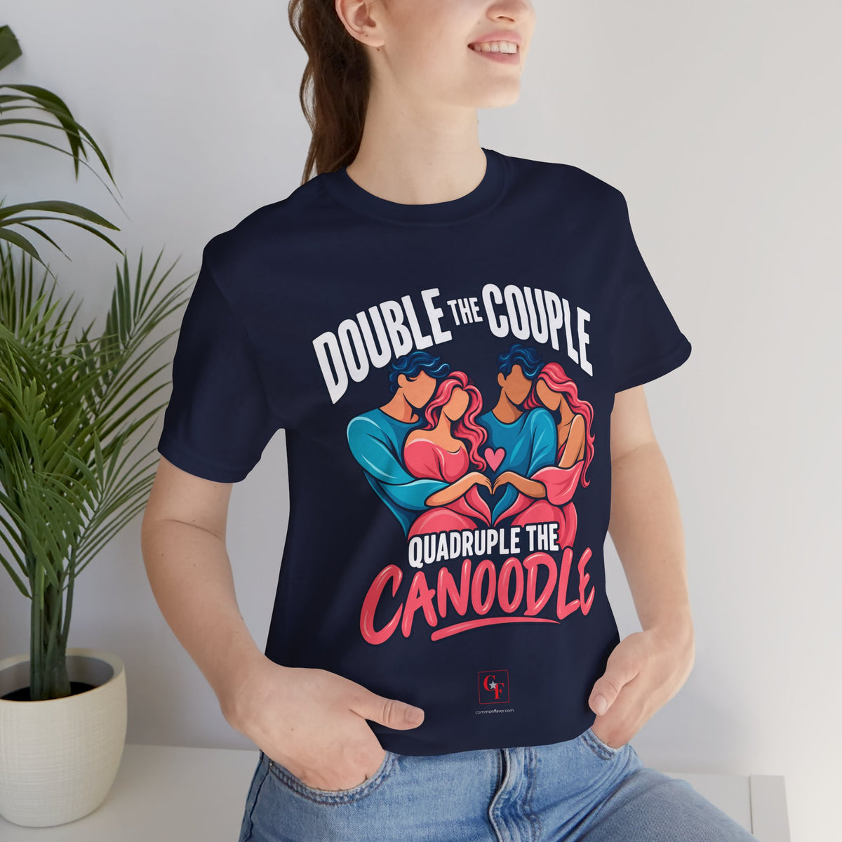 Double Couple Quad Canoodle Tee