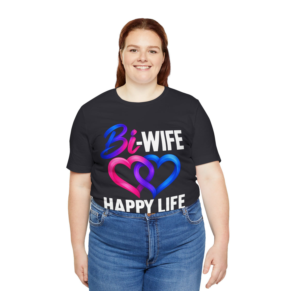 Bi Wife Happy Life Tee