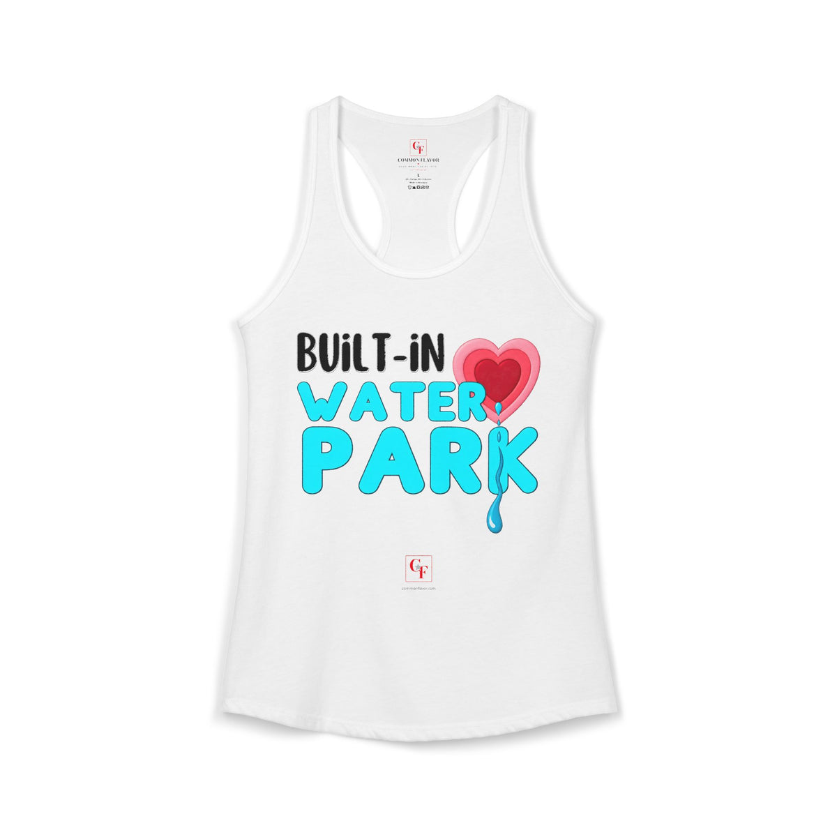 Built-In Water Park Original Depth Racerback Tank