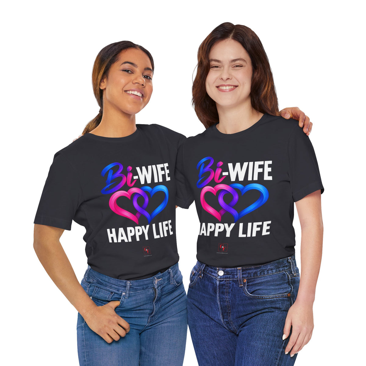 Bi Wife Happy Life Tee