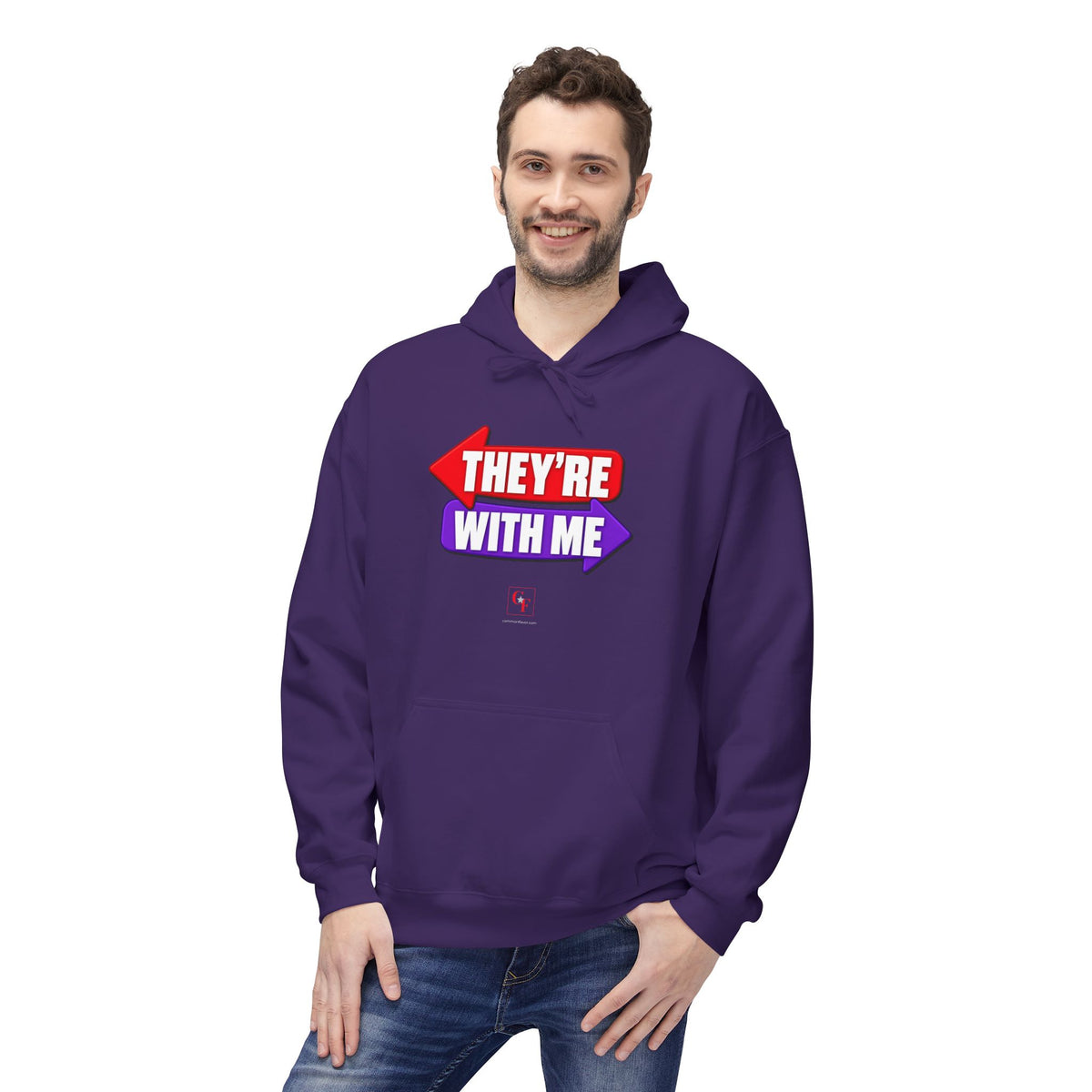 They're With Me Hoodie