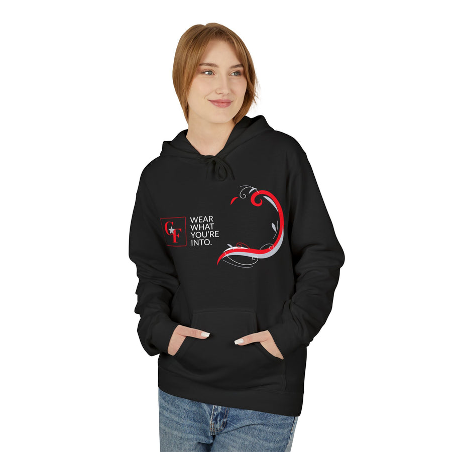 Common Flavor Originals "Wear What You're Into" Side Sweep Hoodie