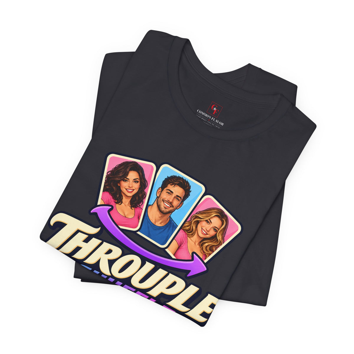 Throuple Shuffle Variation Tee