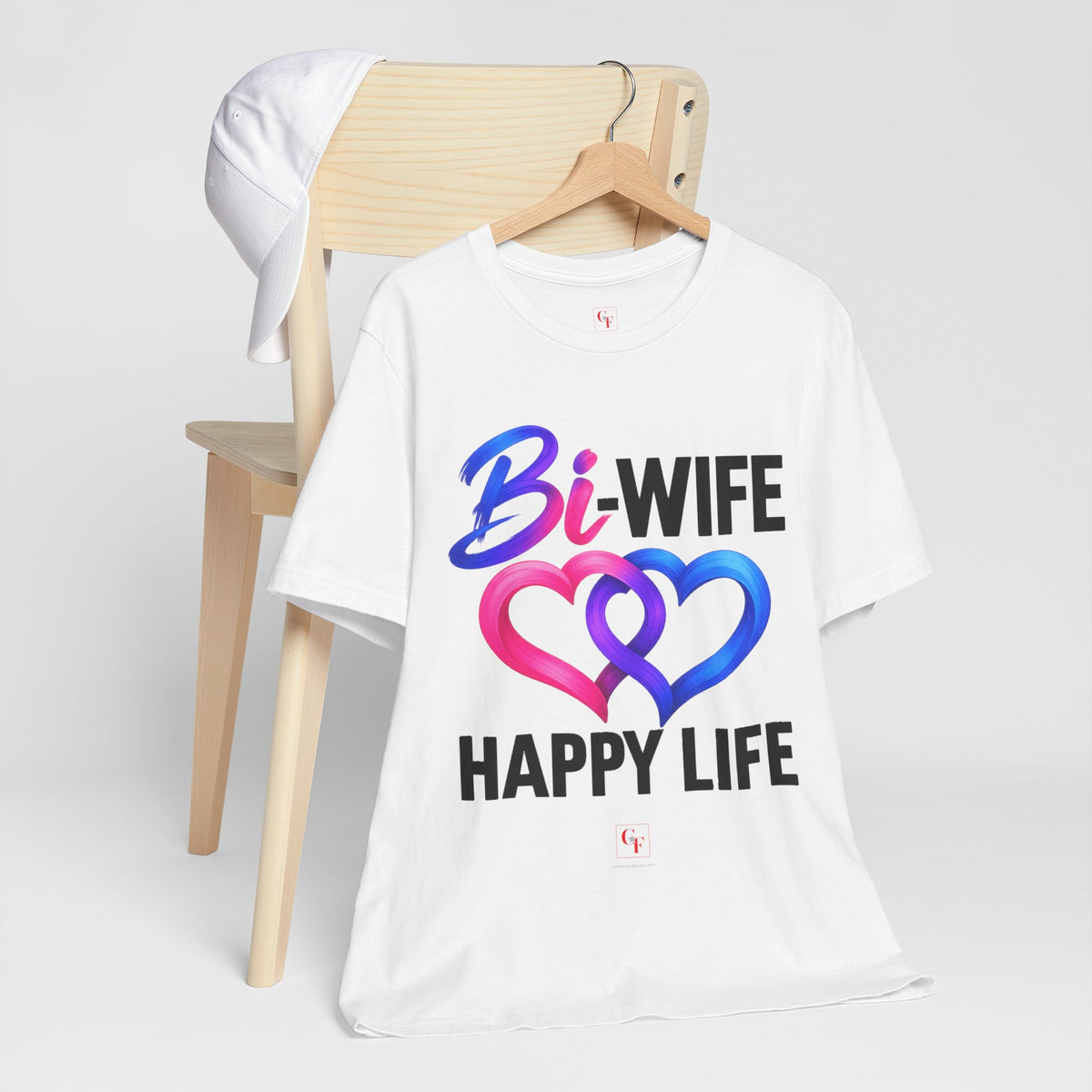 Bi Wife Happy Life Tee