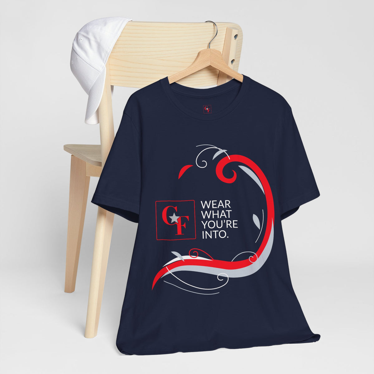 CF Originals "Wear What You're Into" Side Sweep Tee