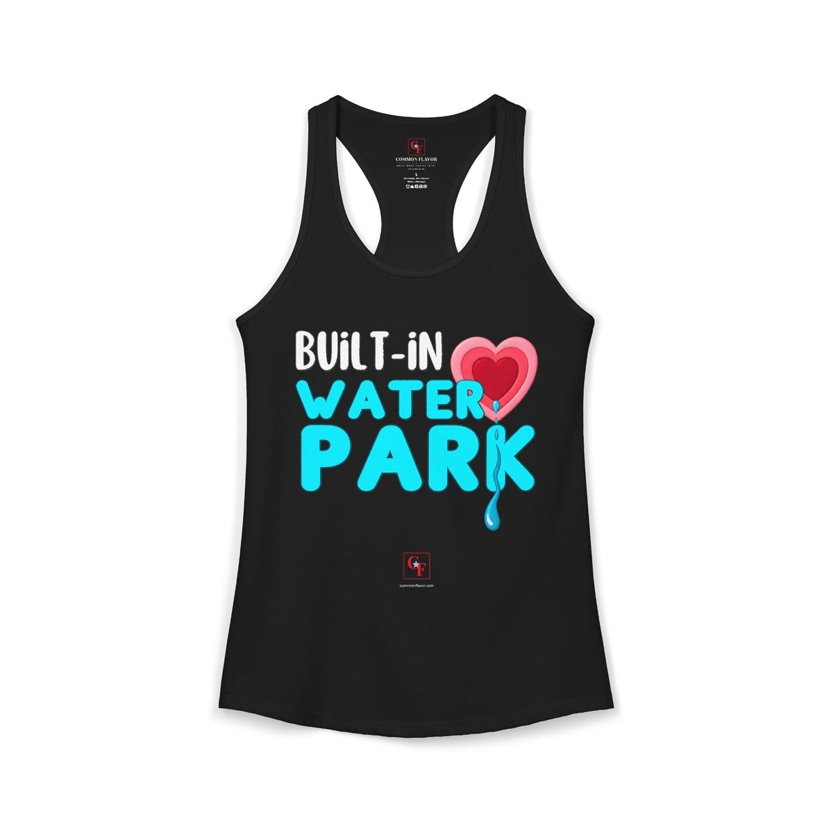 Built-In Water Park Original Depth Racerback Tank