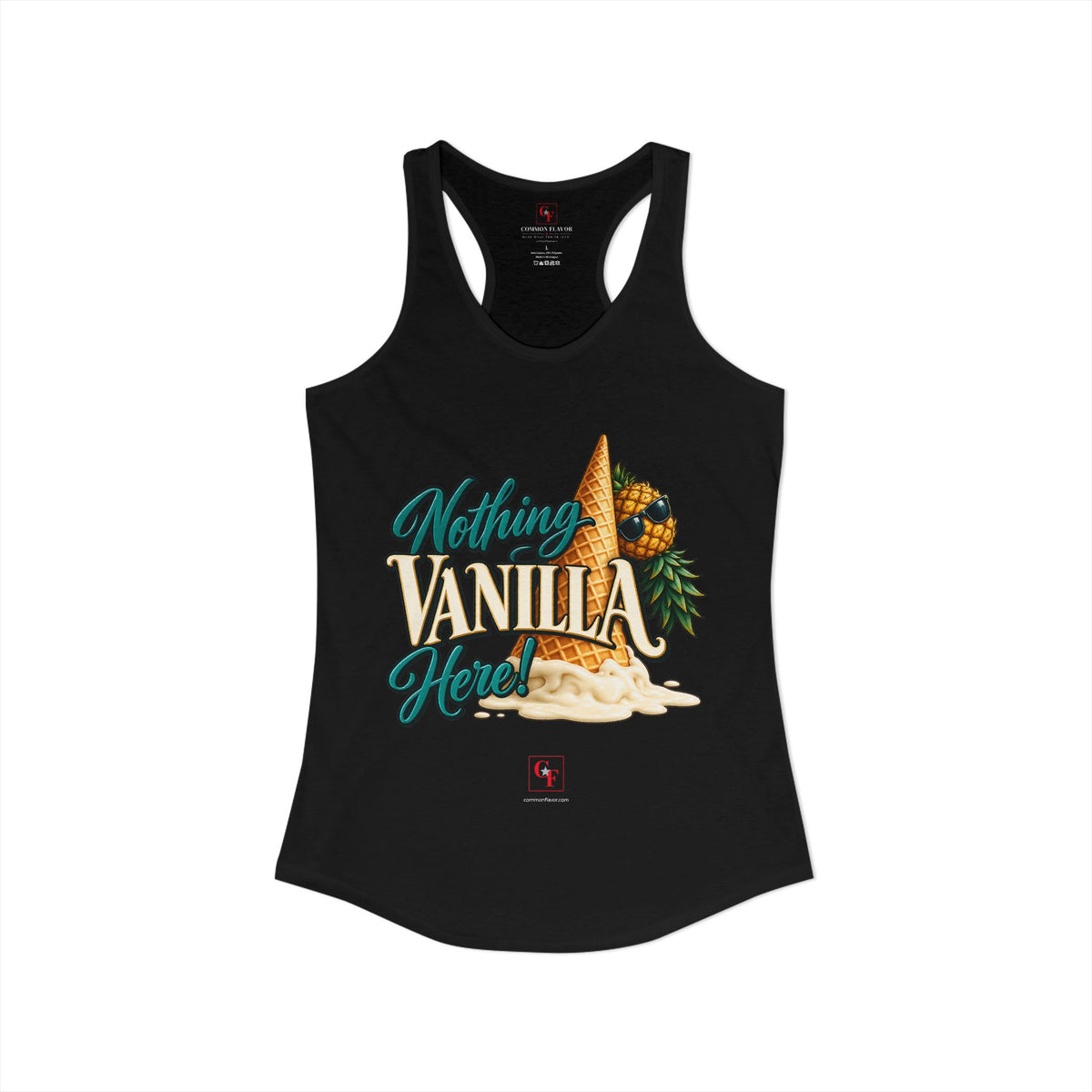 Nothing Vanilla Here Racerback Tank