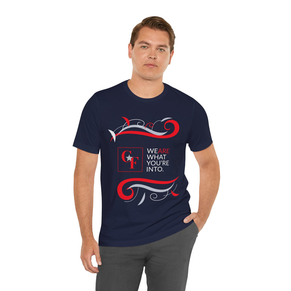 CF Originals "We Are What You're Into" Flowing Twist Tee