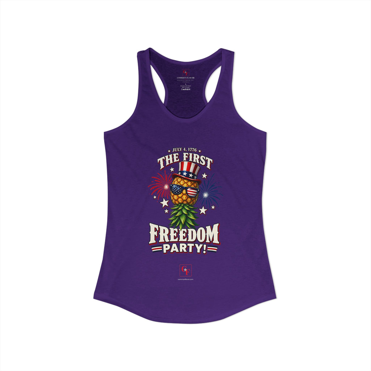 First Freedom Party Racerback Tank