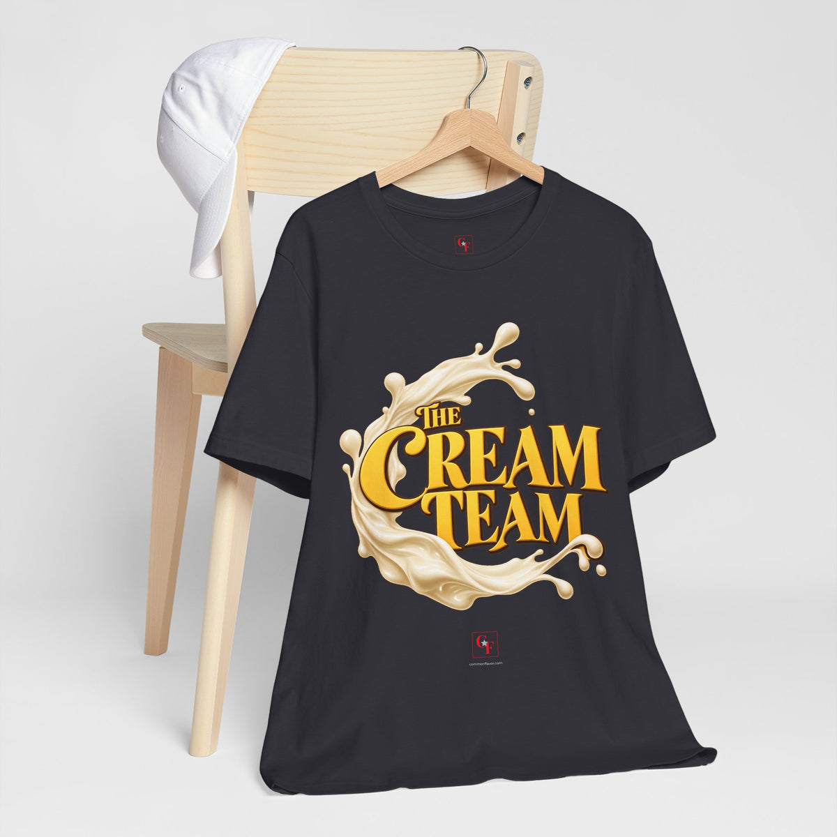 Cream Team Splash Tee