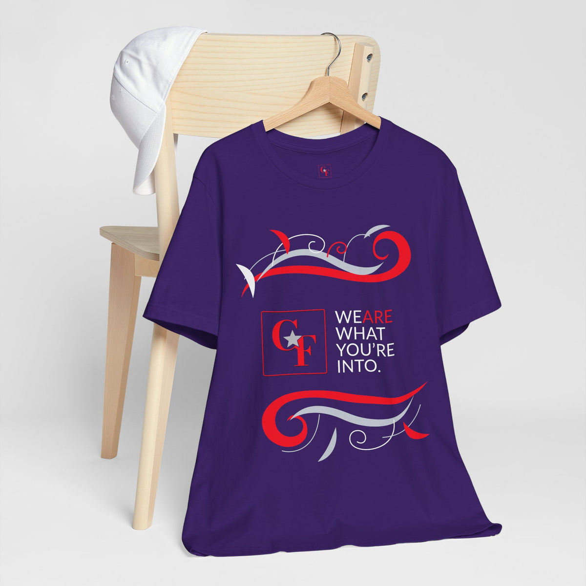 CF Originals "We Are What You're Into" Flowing Twist Tee