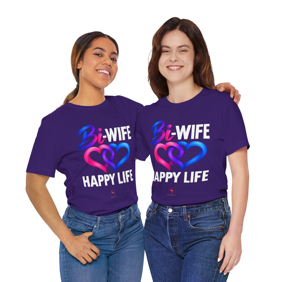 Bi Wife Happy Life Tee