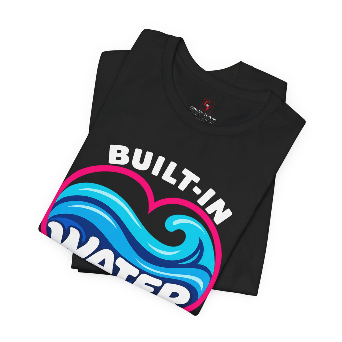 Built-In Water Park Heart Waves Tee