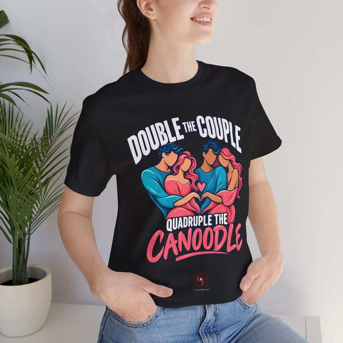 Double Couple Quad Canoodle Tee