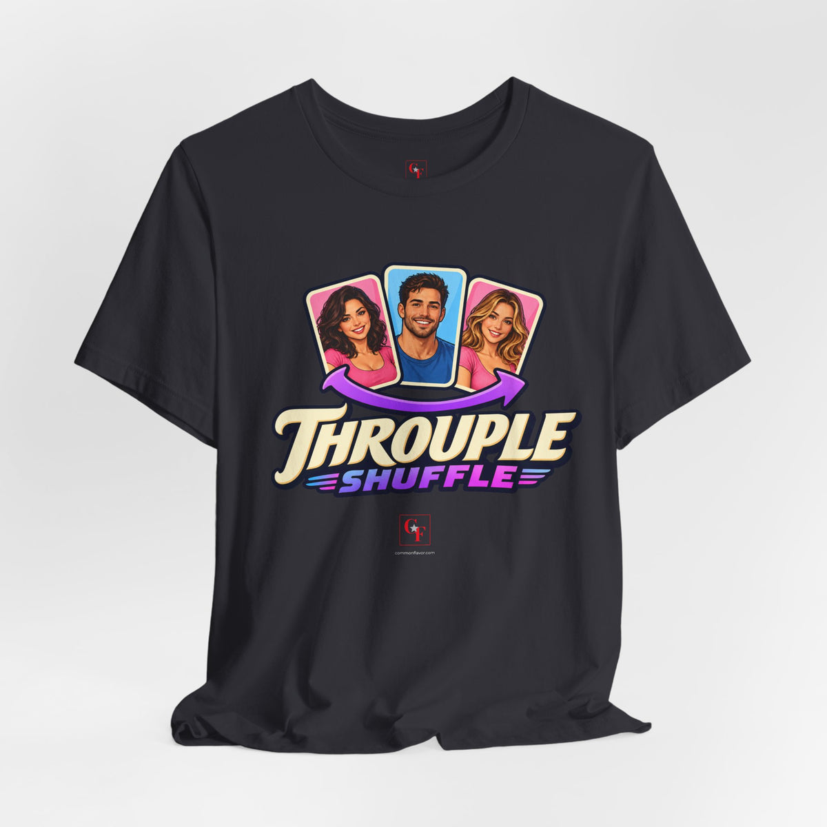 Throuple Shuffle Variation Tee