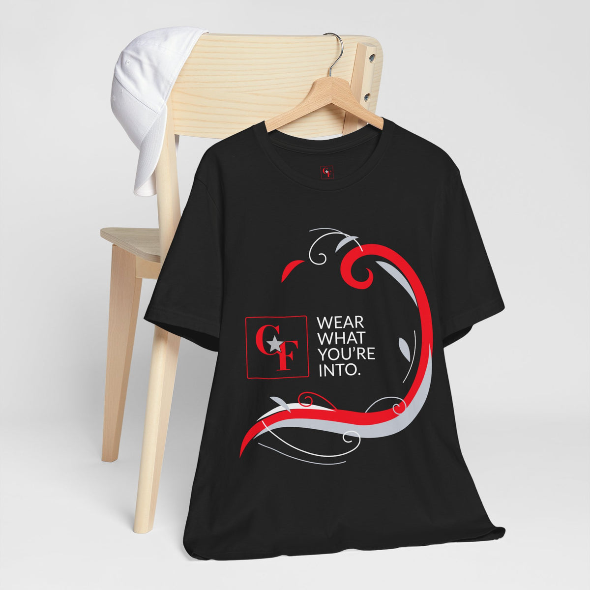 CF Originals "Wear What You're Into" Side Sweep Tee