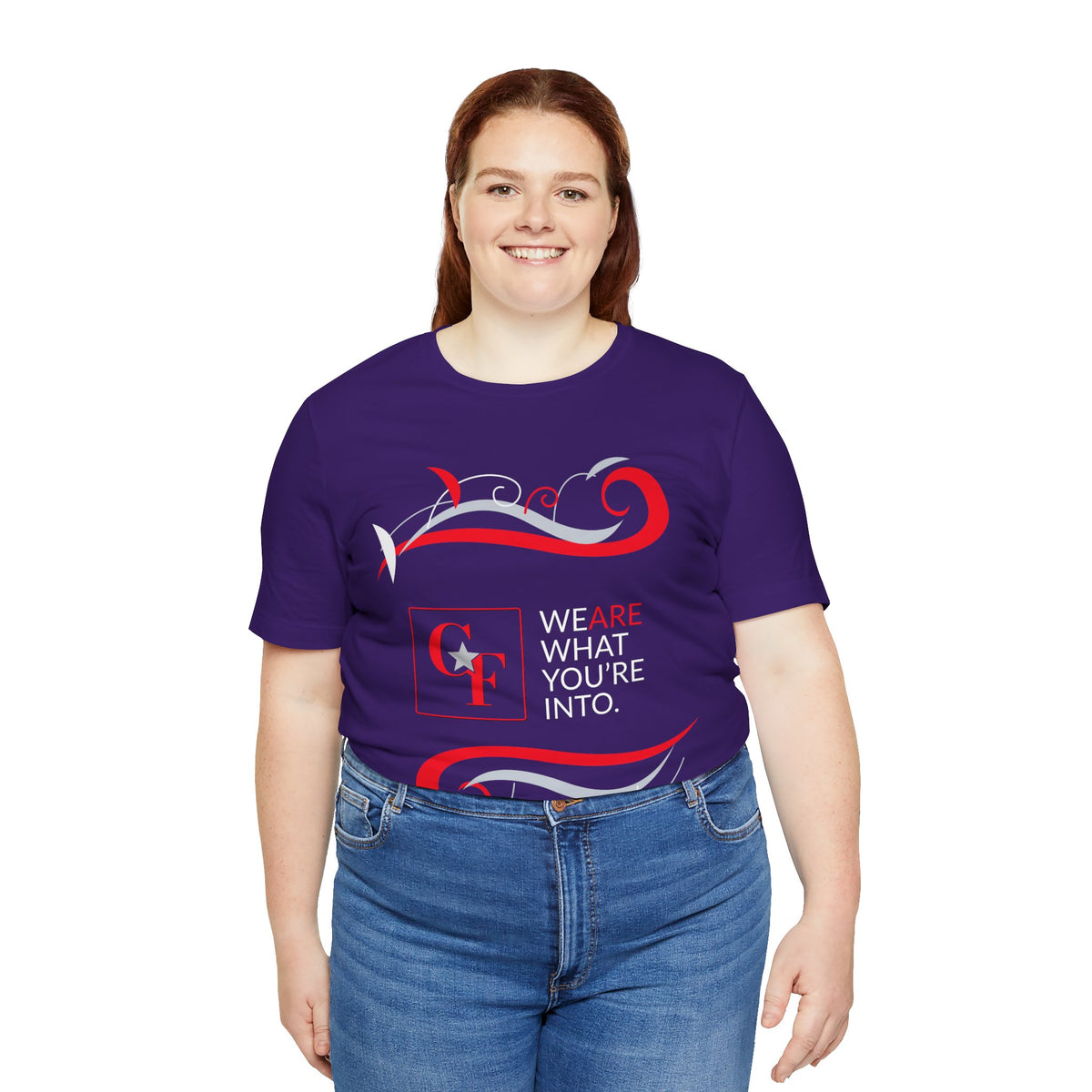 CF Originals "We Are What You're Into" Flowing Twist Tee