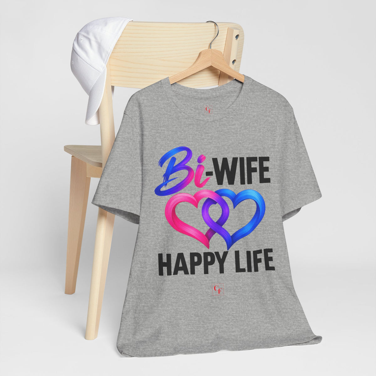 Bi Wife Happy Life Tee