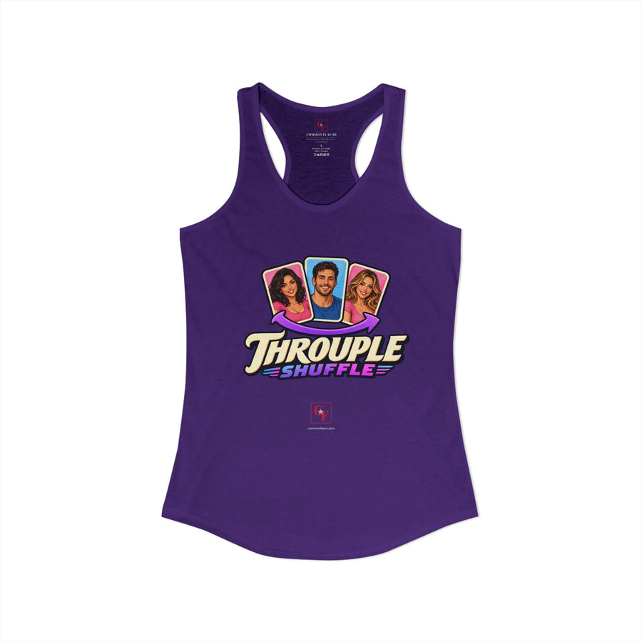 Throuple Shuffle Variation Racerback Tank