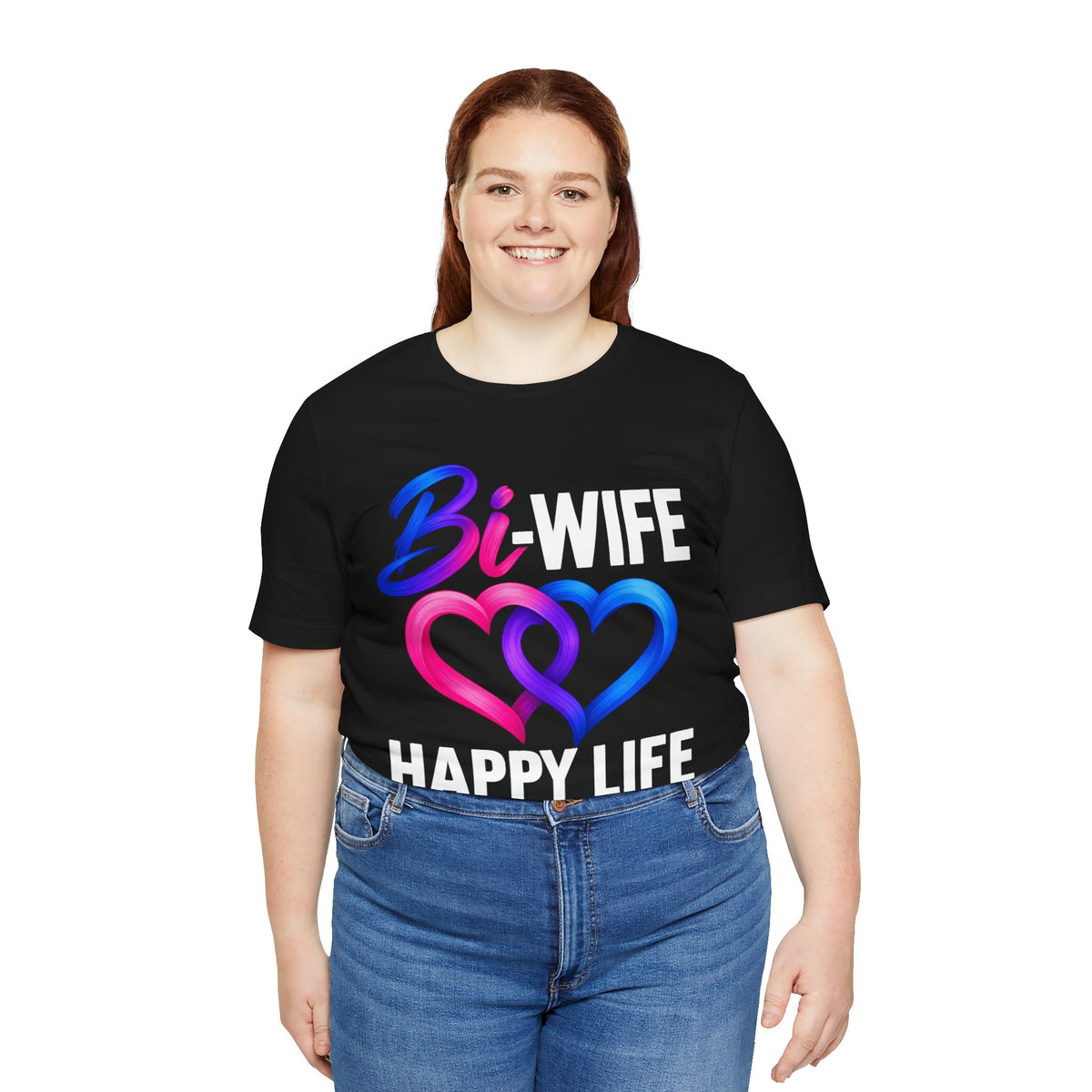 Bi Wife Happy Life Tee