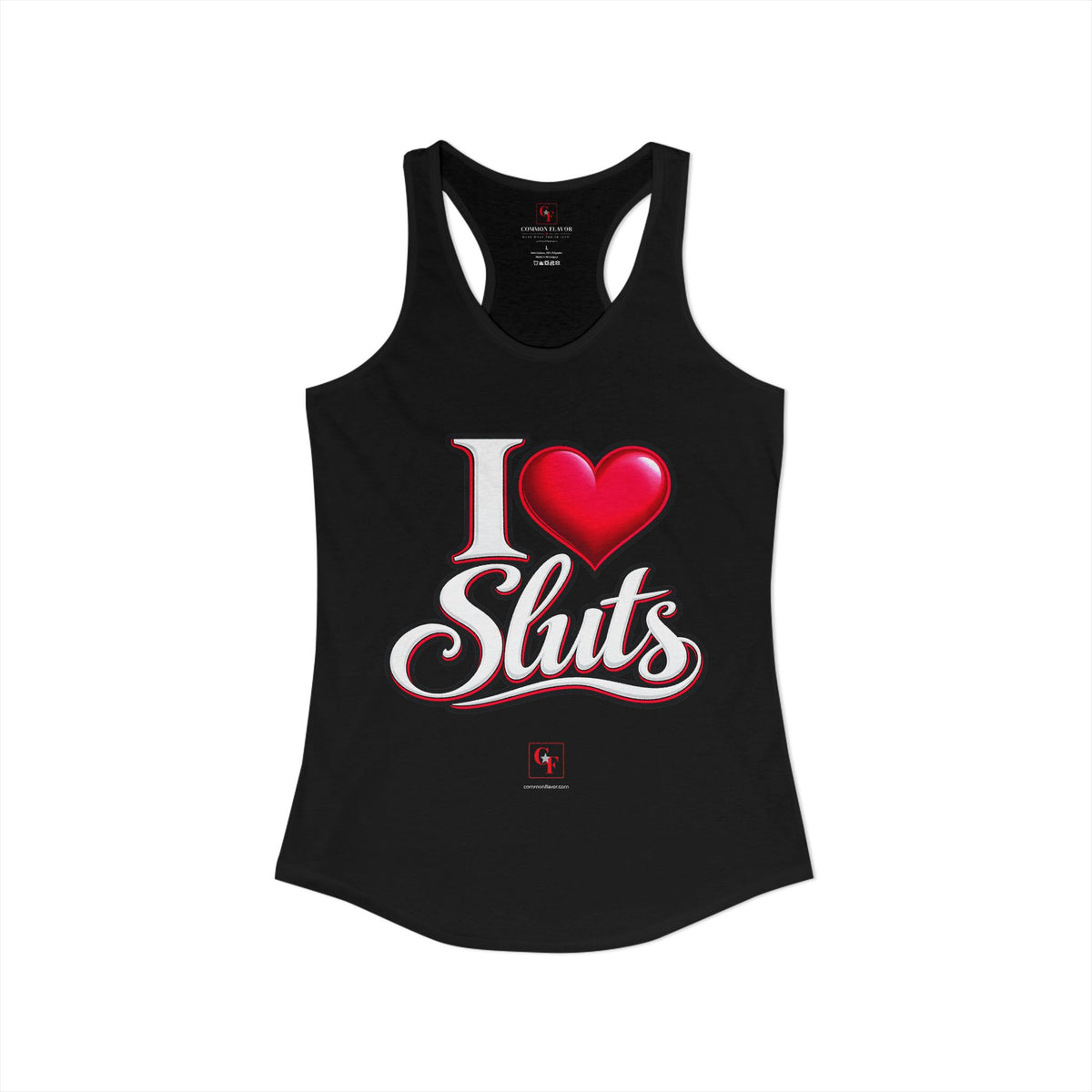 I Heart Sluts Racerback Tank