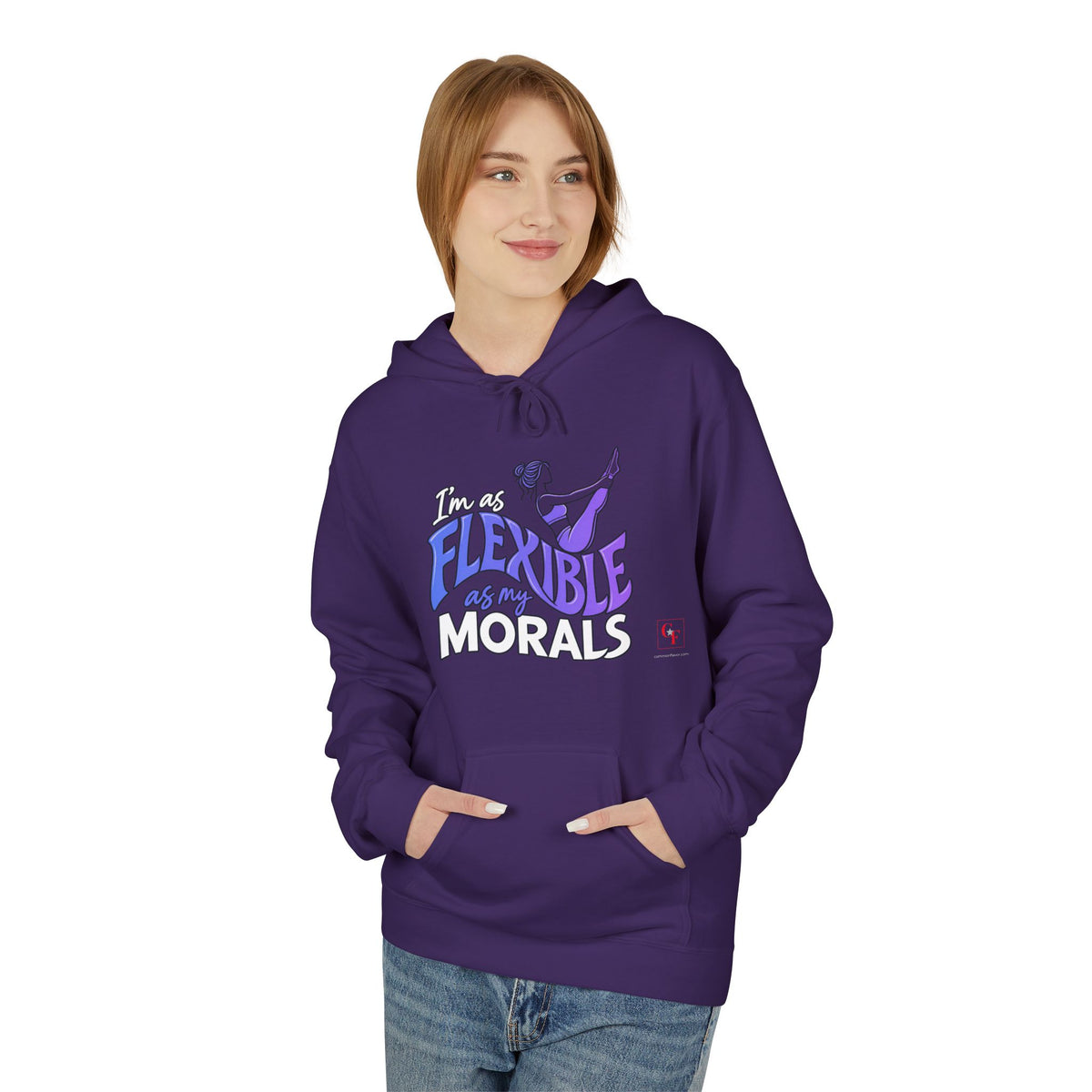 Flexible As My Morals Hoodie