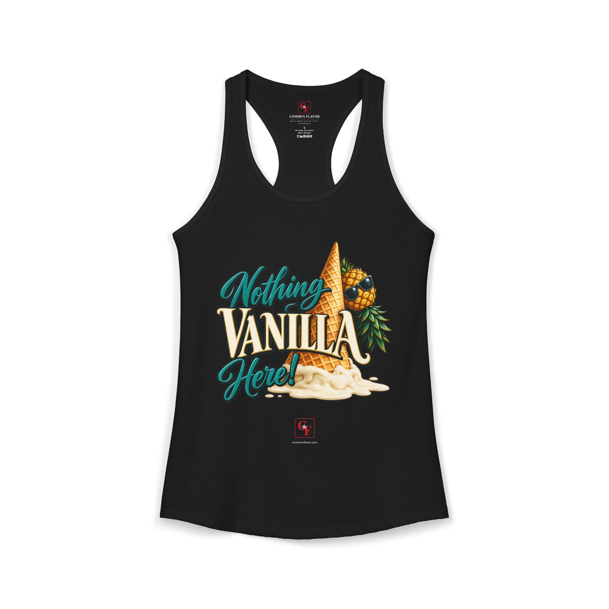 Nothing Vanilla Here Racerback Tank