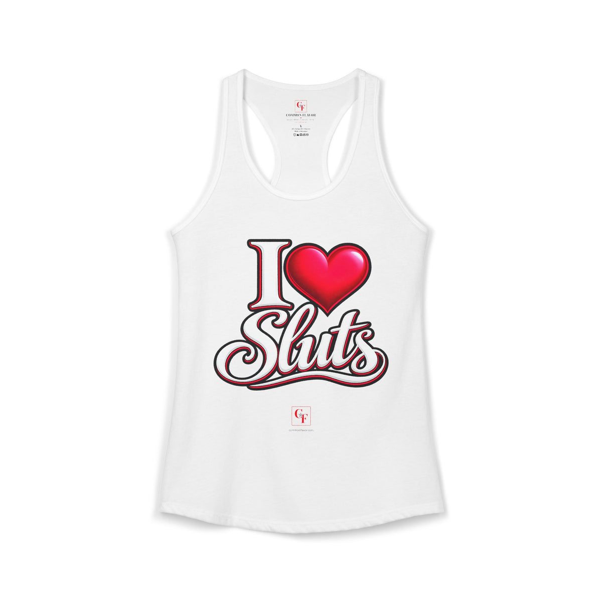 I Heart Sluts Racerback Tank
