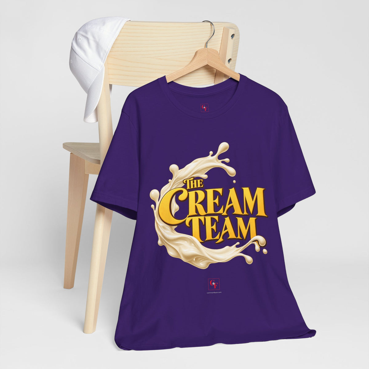 Cream Team Splash Tee