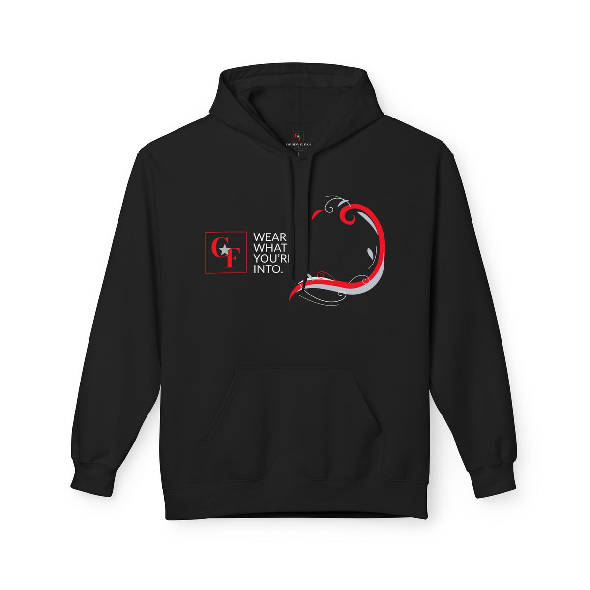 Common Flavor Originals "Wear What You're Into" Side Sweep Hoodie