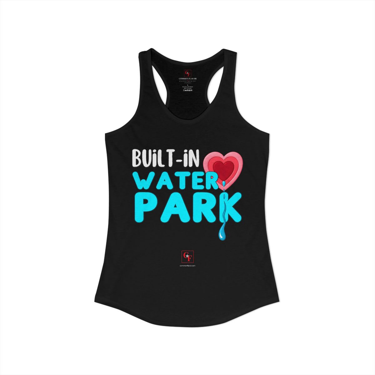 Built-In Water Park Original Depth Racerback Tank