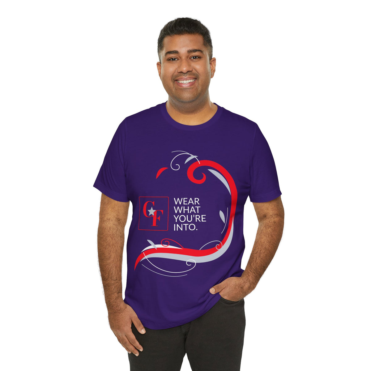 CF Originals "Wear What You're Into" Side Sweep Tee