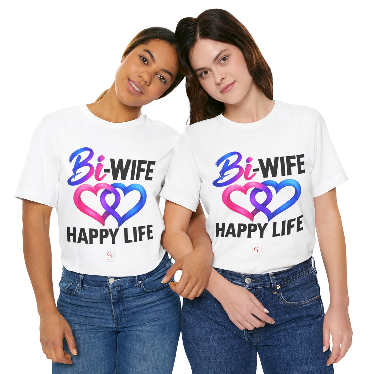 Bi Wife Happy Life Tee