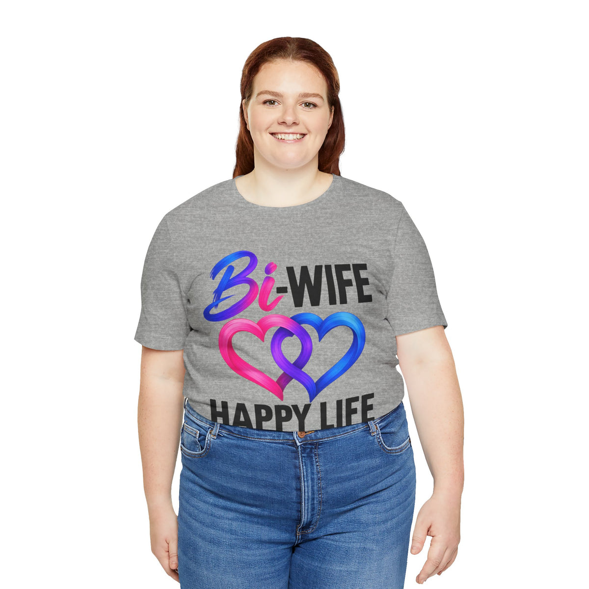 Bi Wife Happy Life Tee