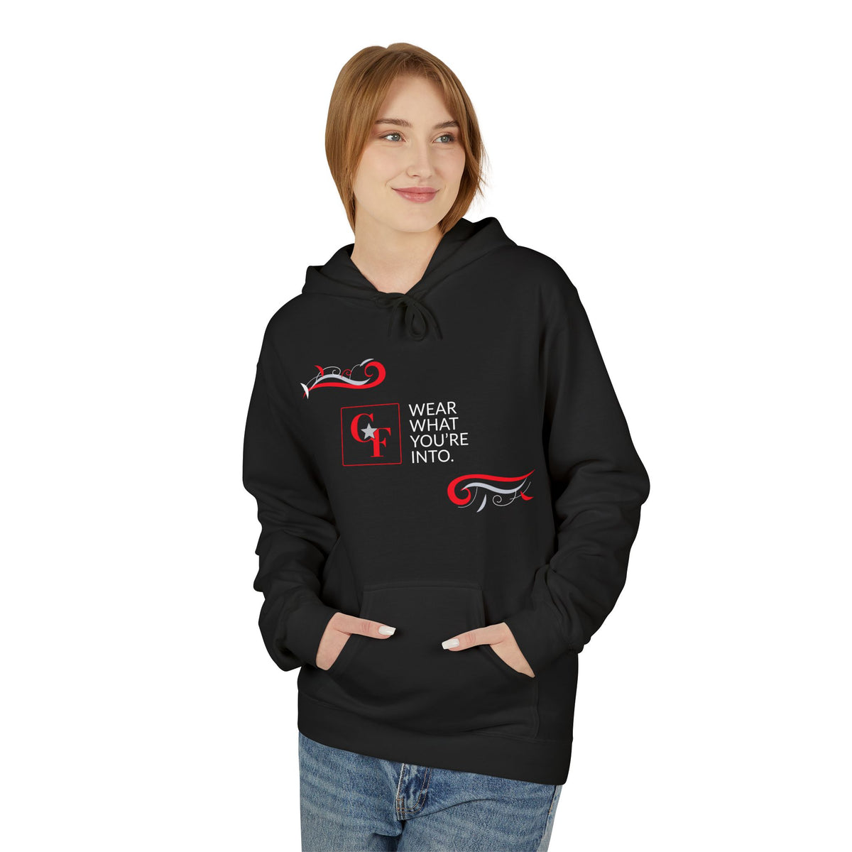 CF Originals "Wear What You're Into" Flowing Twist Hoodie