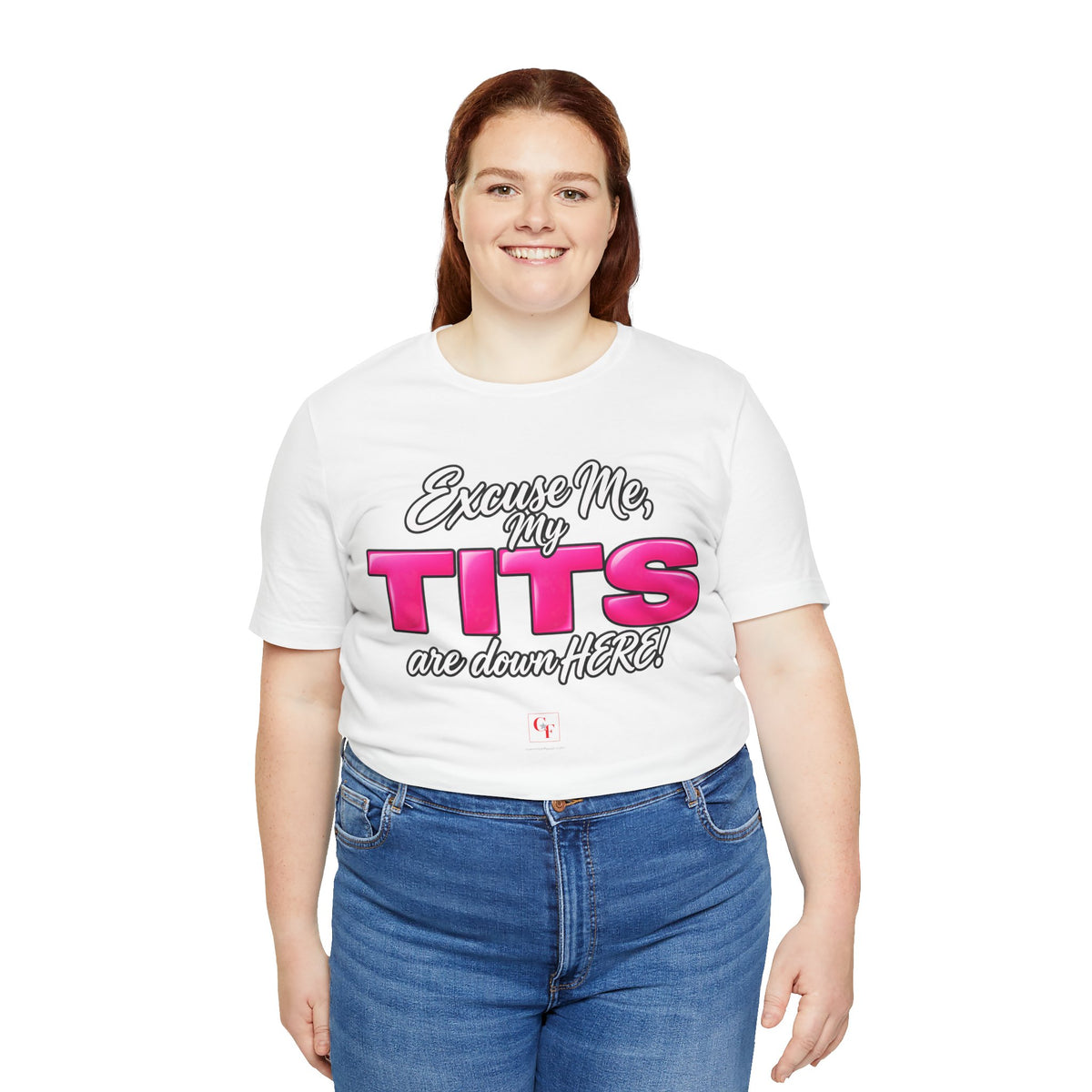 My Tits Are Down Here Tee