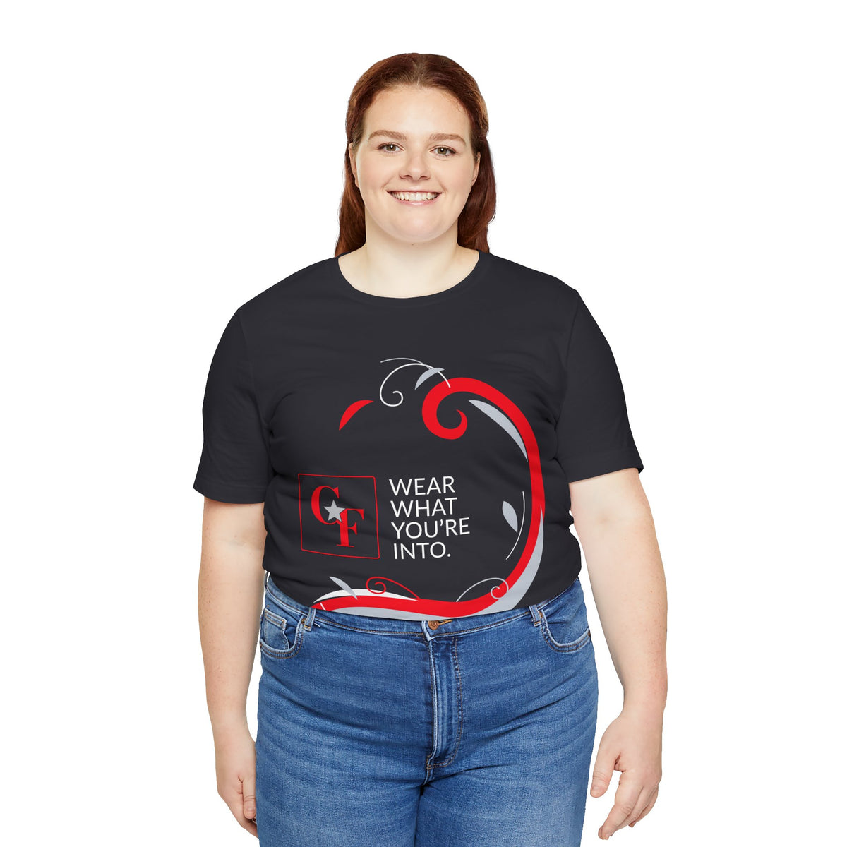 CF Originals "Wear What You're Into" Side Sweep Tee