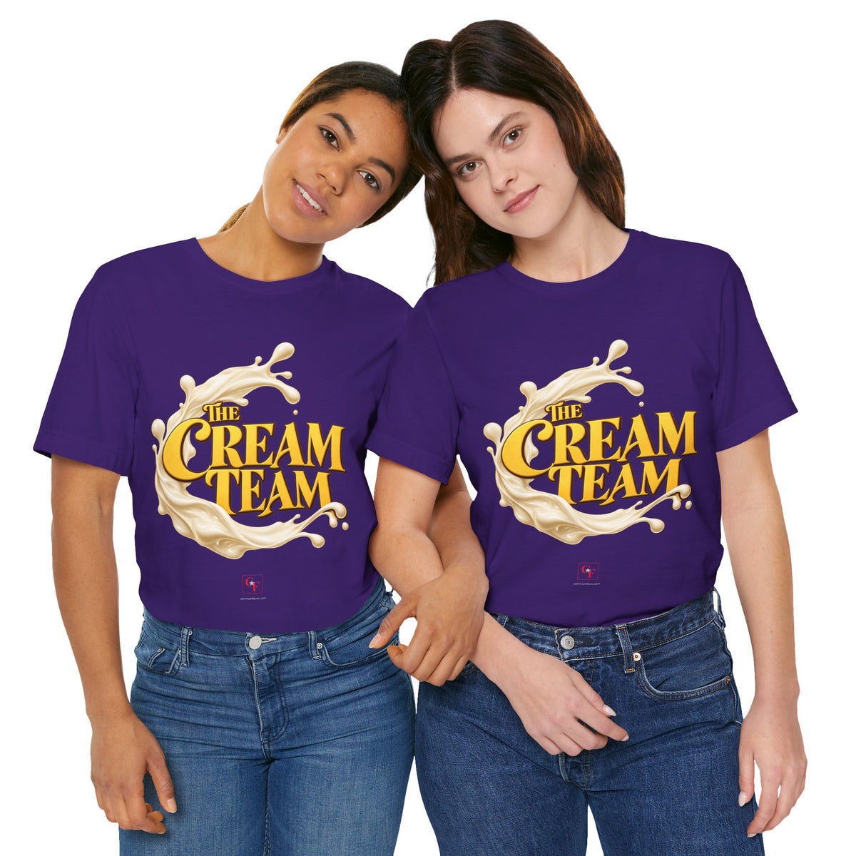 Cream Team Splash Tee