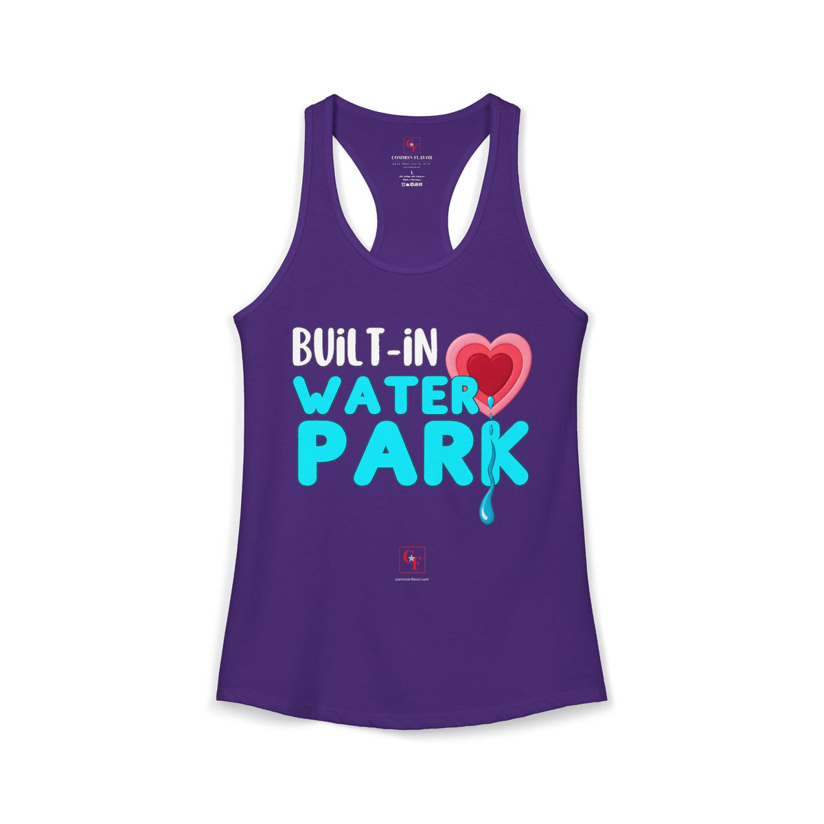 Built-In Water Park Original Depth Racerback Tank