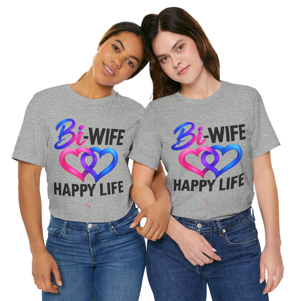 Bi Wife Happy Life Tee