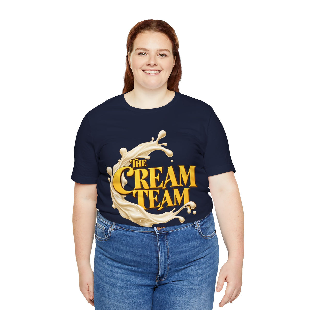 Cream Team Splash Tee