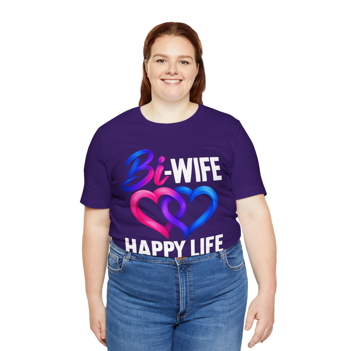 Bi Wife Happy Life Tee