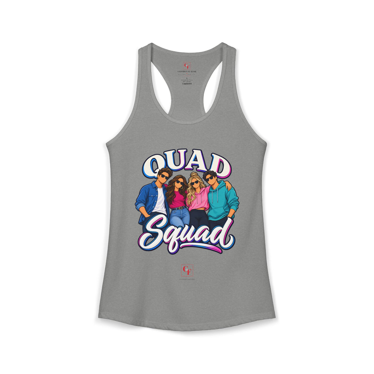 Quad Squad Racerback Tank