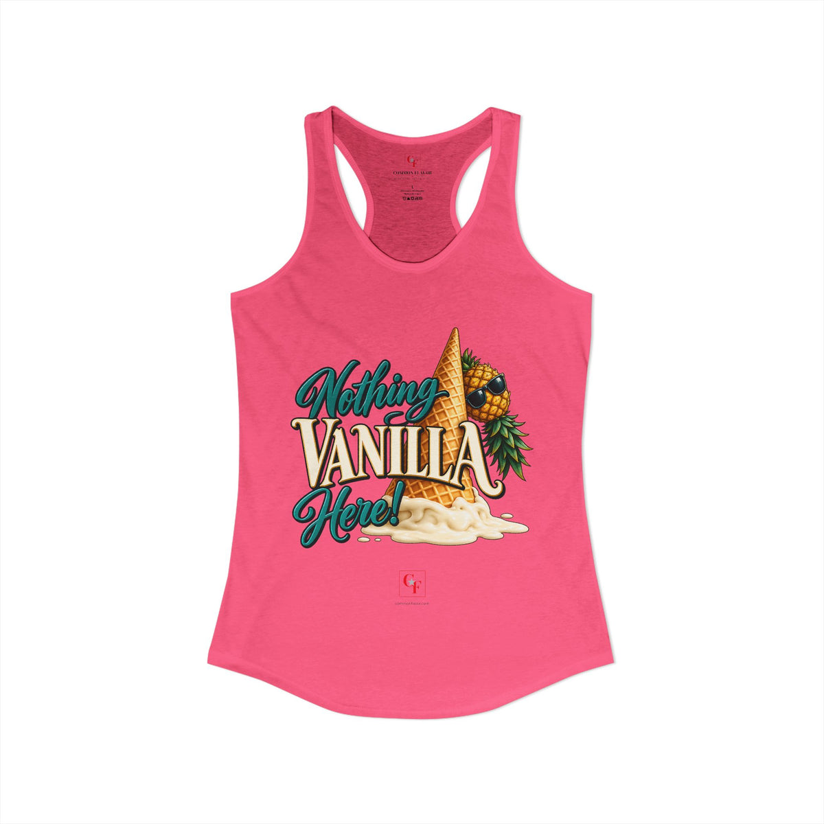 Nothing Vanilla Here Racerback Tank