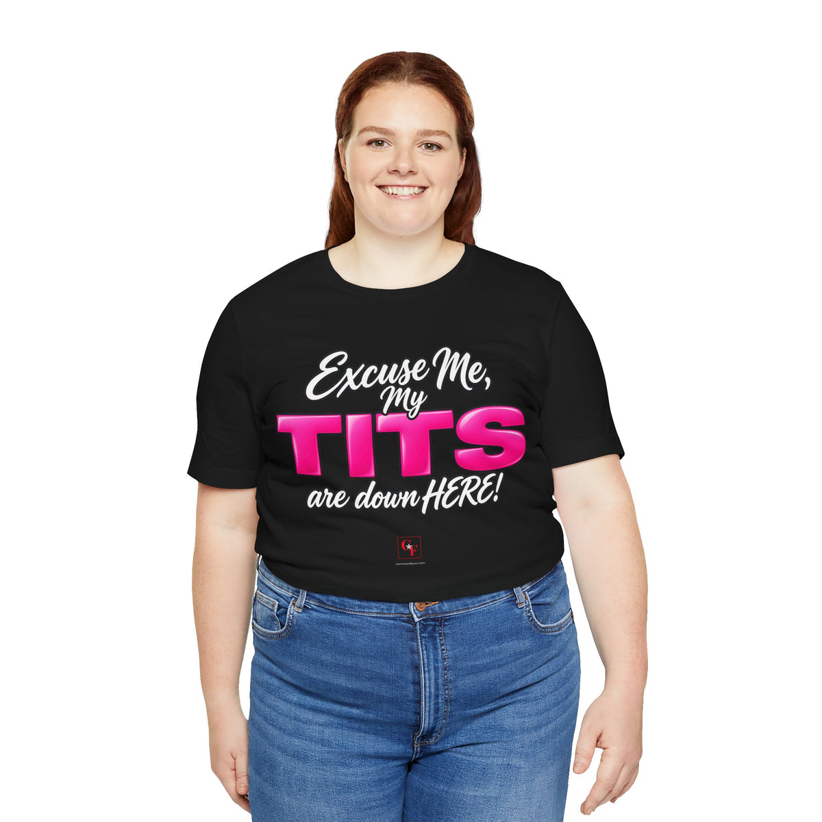 My Tits Are Down Here Tee