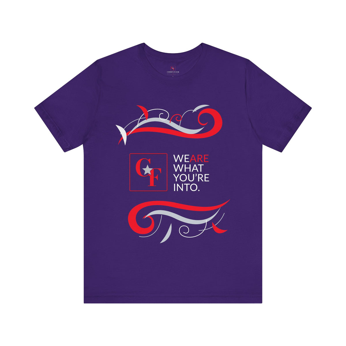 CF Originals "We Are What You're Into" Flowing Twist Tee