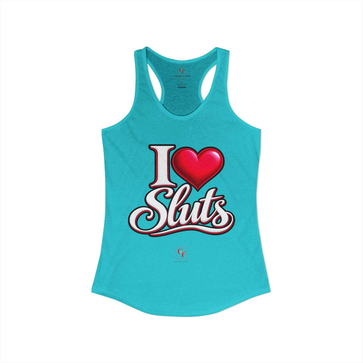 I Heart Sluts Racerback Tank