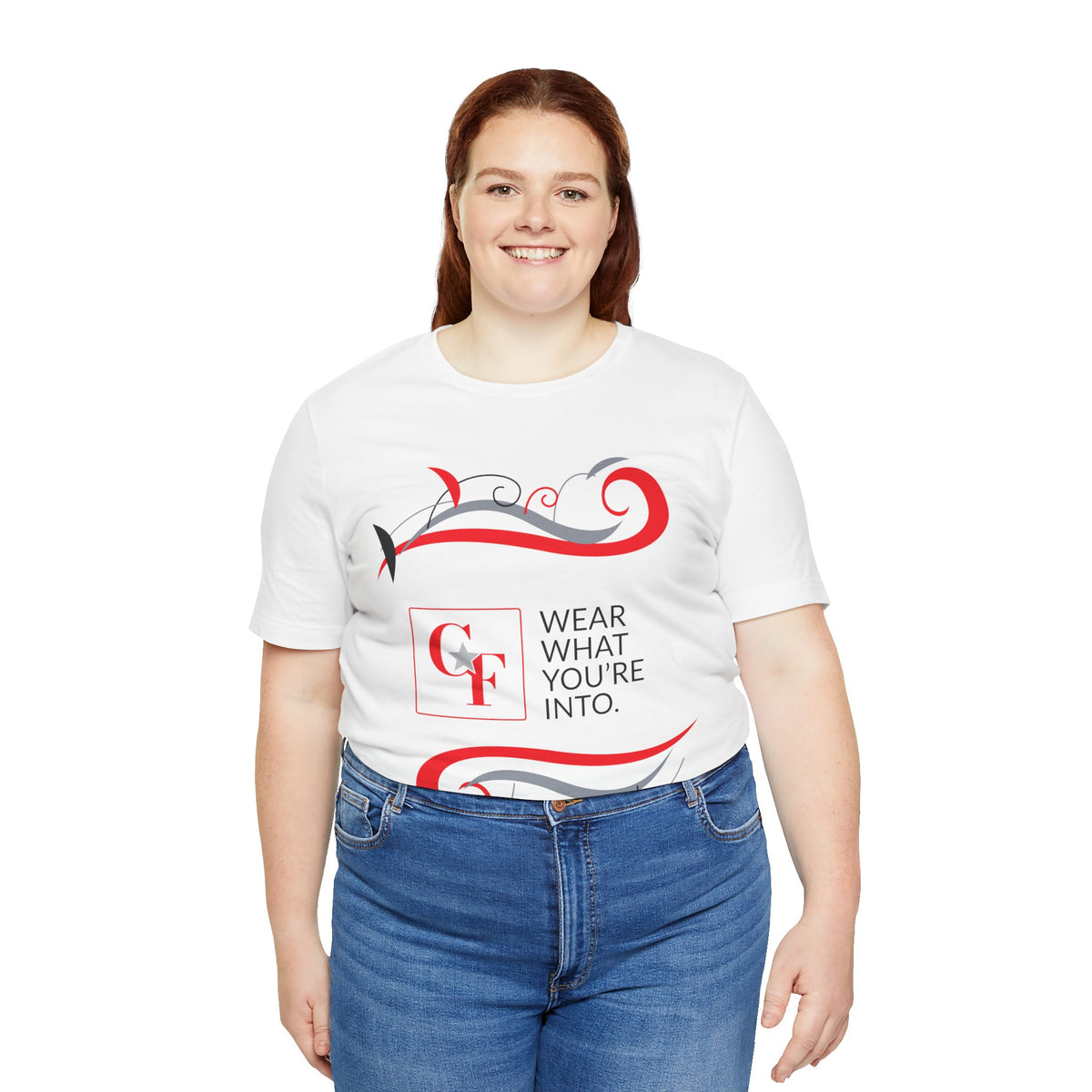 CF Originals "Wear What You're Into" Flowing Twist Tee
